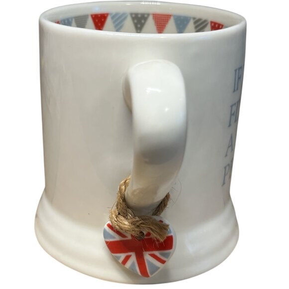 MUG Ceramic 'IF TEA CAN'T FIX IT... IT'S A SERIOUS PROBLEM British Theme Heart - Picture 3 of 10